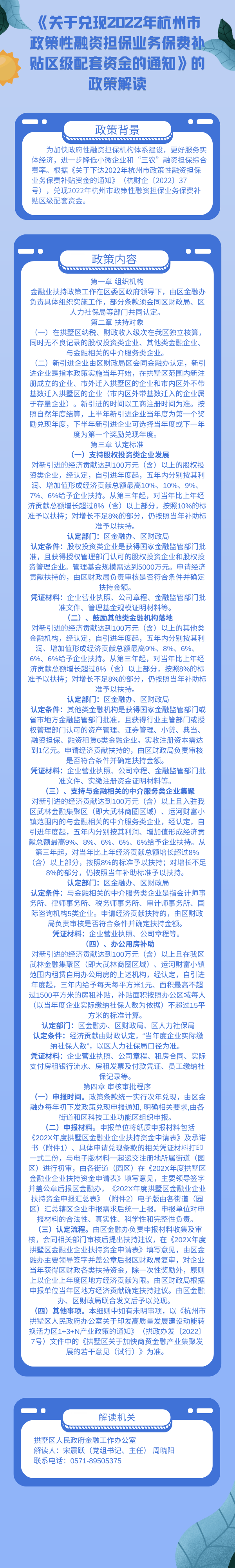 《关于兑现2022年杭州市政策性融资担保业务保费补贴区级配套资金的通知》的政策解读.png